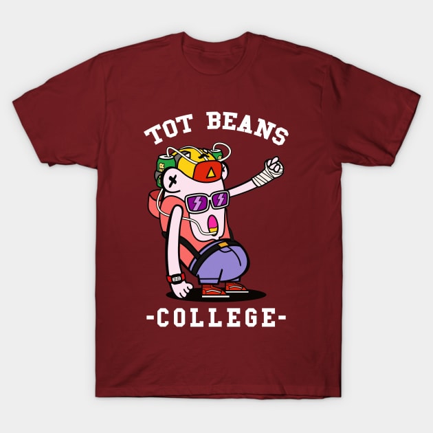 Totbeans Character College T-Shirt by Demylo 